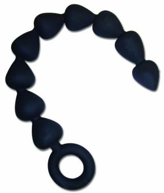 Anal Beads |   Sex & Mischief Silicone Anal Beads – Black Anal Beads Anal Beads