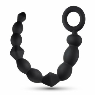 Bedroom Accessories |   Anal Adventures Platinum – Silicone Beginner Anal  Beads – Black Bedroom Accessories Bedroom Accessories