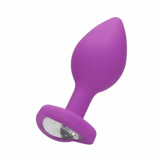 Butt Plugs |   Diamond Heart Butt Plug Regular – Purple Anal Toys Butt Plugs