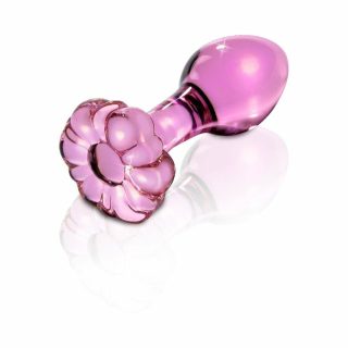 Butt Plugs |   Icicles No 48 Pink Glass Butt Plug Anal Toys Butt Plugs