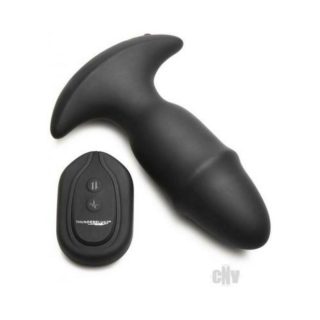 Couples Anal Play |   10X Sliding Ring Silicone Missile Plug With Remote Couples Anal Play Couples Anal Play