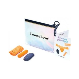 Couples Vibrators |   Love To Love Secret Panty 2 Neon Orange (Gift Bag Packaging) Couples Toys Couples Vibrators