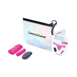 Couples Vibrators |   Love To Love Secret Panty 2 Neon Pink (Gift Bag Packaging) Couples Toys Couples Vibrators