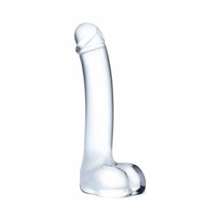 G Spot Dildos |   7" Realistic Curved Glass G-Spot Dildo Dildos G Spot Dildos