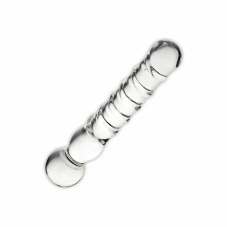 G Spot Dildos |   Joystick Glass Dildo Wand Anal & G-Spot Clear Dildos G Spot Dildos