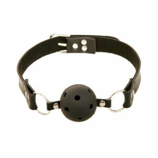 Gags & Blindfolds |   Ffle Breathable Ball Gag Black Bondage & Kink Gags & Blindfolds