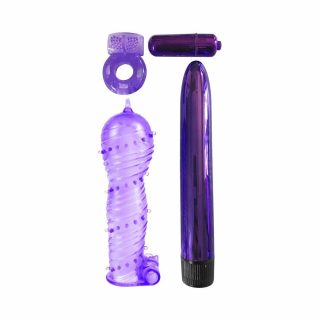 Gift Sets |   Classix Ultimate Pleasure Couples Kit – Purple Couples Toys Gift Sets