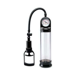 Penis Pumps |   Pump Worx Accu-Meter Power Pump Black Male Masturbators Penis Pumps