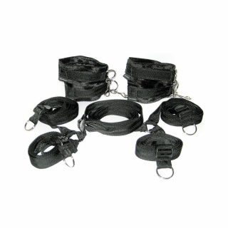 Restraints |   Under The Bed Restraint System Black Bondage & Kink Restraints