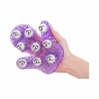 Sensual Massage |   Roller Balls Massager Purple Massage Glove Condoms, Lubes & More Sensual Massage