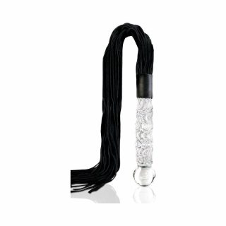 Whips & Paddles |   Icicles No 38 Glass Handle Cat O Nine Tails Whip Bondage & Kink Whips & Paddles